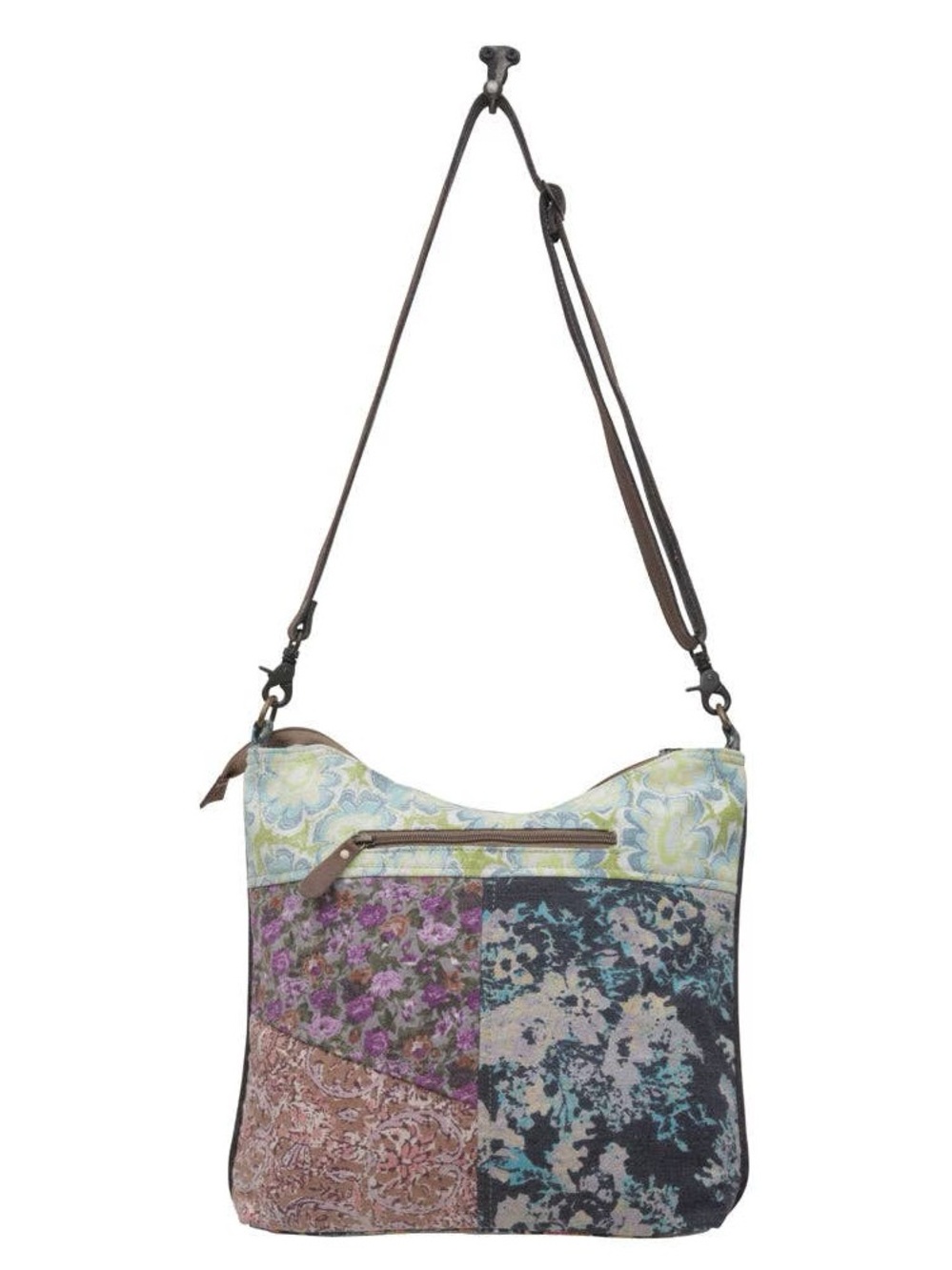 Myra Bag LE FLEUR ESSI SHOULDER BAG Floral Patchwork Crossbody Bag in Multicolor - Picture 5 of 6